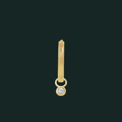 Round Diamond Dangle