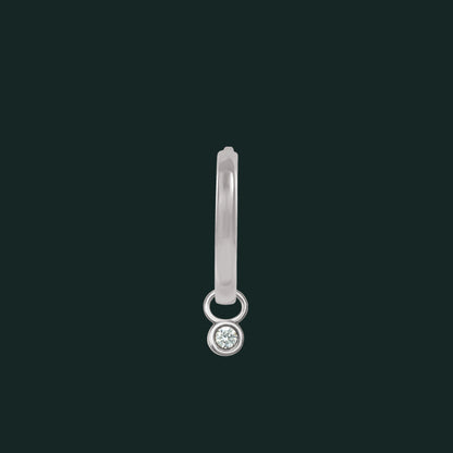 Round Diamond Dangle